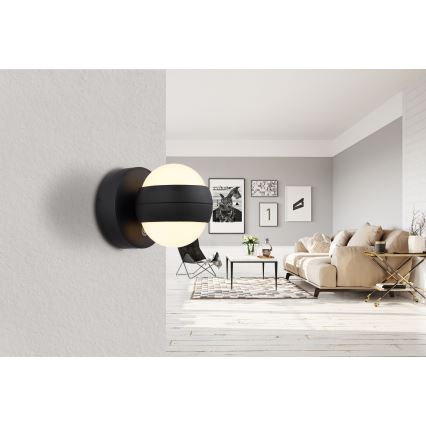 Globo - LED Zatemnitvena polnilna na dotik stenska svetilka LED/1,4W/5V 1800 mAh črna