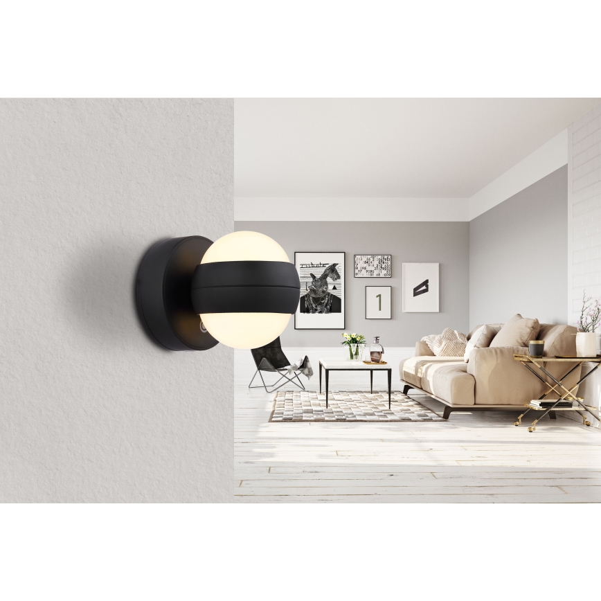 Globo - LED Zatemnitvena polnilna na dotik stenska svetilka LED/1,4W/5V 1800 mAh črna