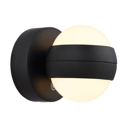 Globo - LED Zatemnitvena polnilna na dotik stenska svetilka LED/1,4W/5V 1800 mAh črna
