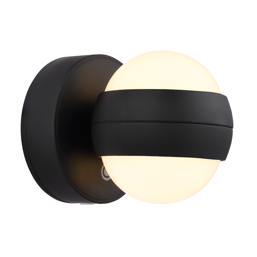 Globo - LED Zatemnitvena polnilna na dotik stenska svetilka LED/1,4W/5V 1800 mAh črna