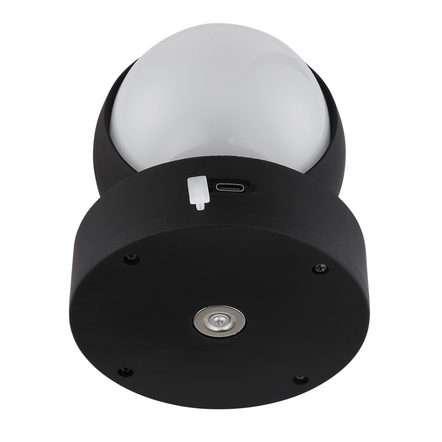 Globo - LED Zatemnitvena polnilna na dotik stenska svetilka LED/1,4W/5V 1800 mAh črna
