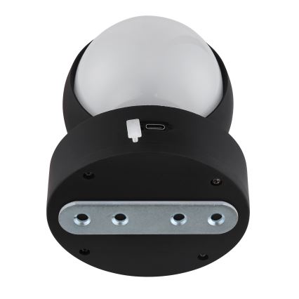 Globo - LED Zatemnitvena polnilna na dotik stenska svetilka LED/1,4W/5V 1800 mAh črna