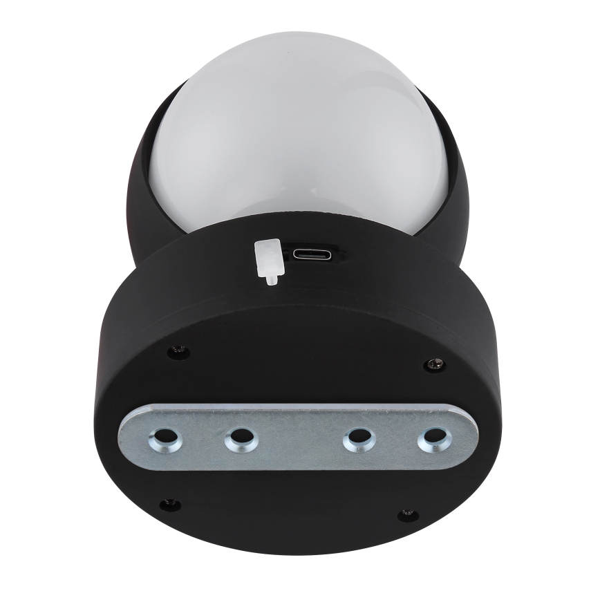 Globo - LED Zatemnitvena polnilna na dotik stenska svetilka LED/1,4W/5V 1800 mAh črna