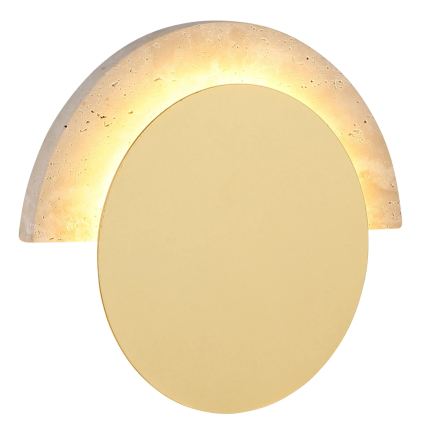Globo - LED stensko svetilo LED/8W/230V 3000K premer 20 cm travertin