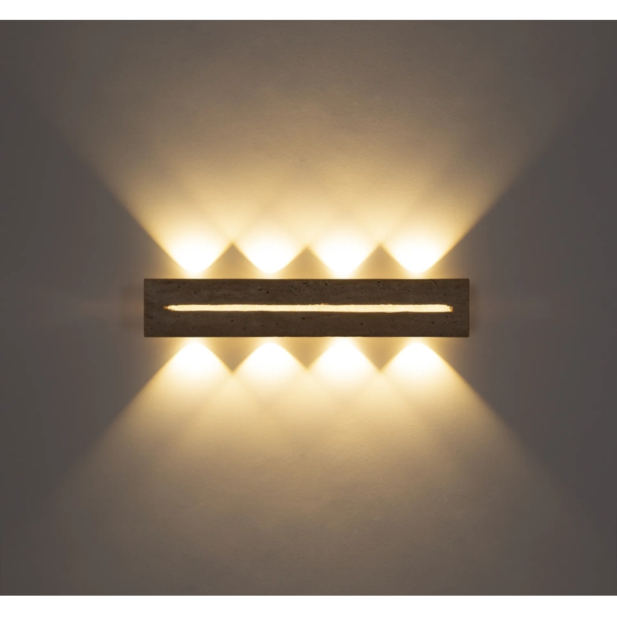 Globo - LED stensko svetilo LED/21W/230V 3000K 60 cm travertin