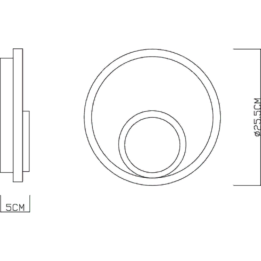 Globo - LED stensko svetilo LED/16W/230V 3000K