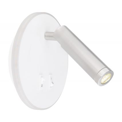 Globo - LED Stenski reflektor LED/6W + LED/1W/230V