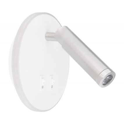 Globo - LED Stenski reflektor LED/6W + LED/1W/230V