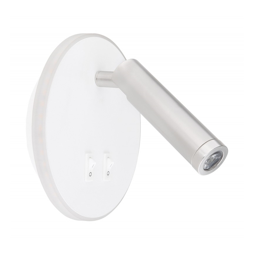 Globo - LED Stenski reflektor LED/6W + LED/1W/230V