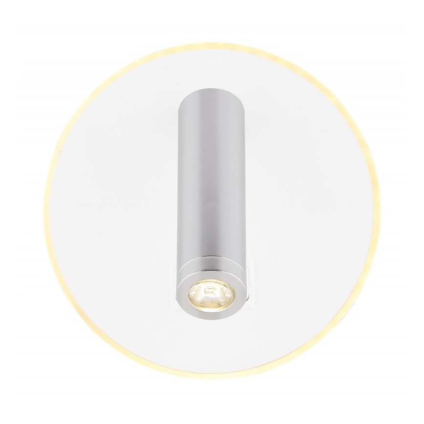 Globo - LED Stenski reflektor LED/6W + LED/1W/230V
