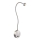 Globo - LED Fleksibilna mala svetilka LED/3W/230V sijajni krom
