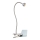 Globo - LED Fleksibilni mala svetilka s sponko LED/3W/230V mat krom