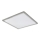 Globo - LED Kopalniška zatemnitvena stropna svetilka LED/18W/230V 29,4x29,4 cm IP44 mat krom