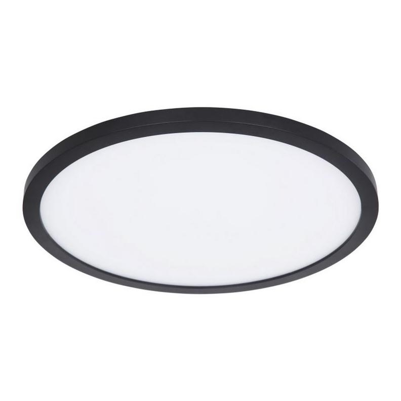 Globo - LED Kopalniška zatemnitvena stropna svetilka LED/18W/230V pr. 29,4 cm IP44 črna