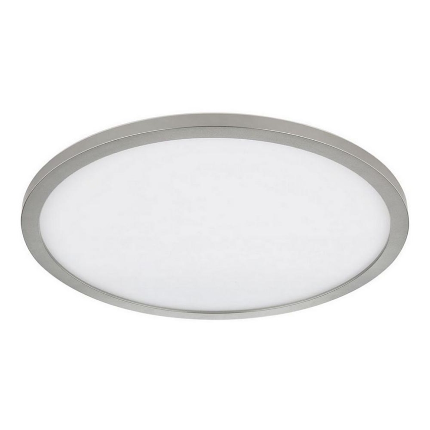 Globo - LED Kopalniška zatemnitvena stropna svetilka LED/24W/230V pr. 42 cm IP44 mat krom