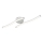 Globo - LED Lestenec LED/12W/230V 3000K bela