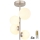 Globo - LED Lestenec na drogu 4xG9/3W/230V mat krom