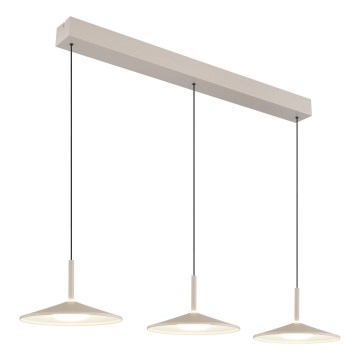 Globo - LED lestenec na jeklenem kablu LED/24W/230V 4000K krem