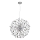 Globo - LED lestenec na jekleni vrvici 9xG9/3,5W/230V sijajni krom