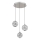 Globo - LED lestenec na jekleni vrvici LED/24W/230V