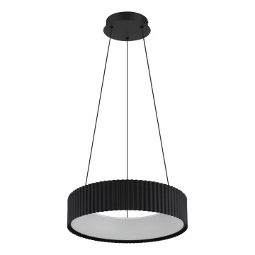 Globo - LED lestenec na kablu LED/45W/230V 2700/4000/6000K, premer 46 cm, črna