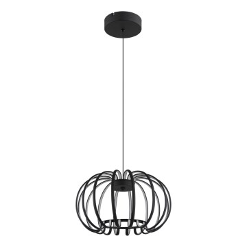 Globo - LED lestenec na lanku z možnostjo zatemnitve LED/40W/230V 3000K črna