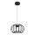 Globo - LED lestenec na lanku z možnostjo zatemnitve LED/40W/230V 3000K črna
