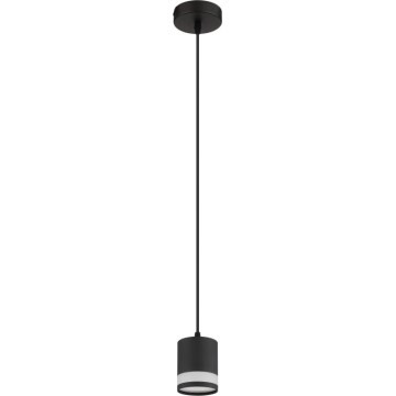 Globo - LED Lestenec na vrvici 1xGX53/7W/230V 3000K črna