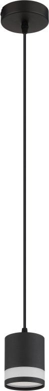 Globo - LED Lestenec na vrvici 1xGX53/7W/230V 3000K črna
