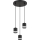 Globo - LED Lestenec na vrvici 3xGX53/7W/230V 3000K črna