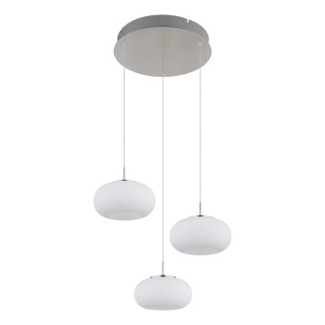 Globo - LED Lestenec na vrvici 3xLED/6W/230V