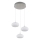 Globo - LED Lestenec na vrvici 3xLED/6W/230V