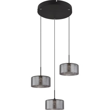 Globo - LED Lestenec na vrvici 3xLED/8W/230V