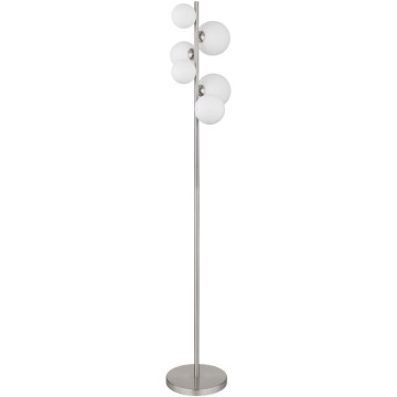 Globo - LED Lestenec na vrvici 6xG9/3,5W/230V bela