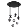 Globo - LED Lestenec na vrvici 7xG9/3,5W/230V dimna/črna