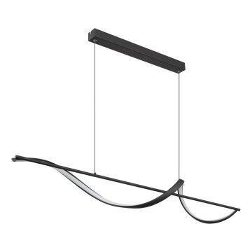 Globo - LED Lestenec na vrvici LED/24W/230V 3000K črna