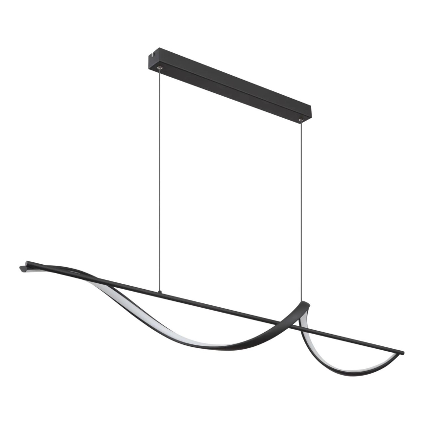 Globo - LED Lestenec na vrvici LED/24W/230V 3000K črna