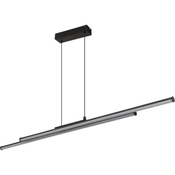 Globo - LED Lestenec na vrvici LED/24W/230V 3000K črna