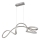 Globo - LED Lestenec na vrvici LED/40W/230V mat krom