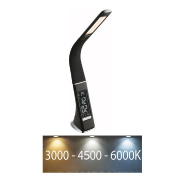 Globo - LED namizna svetilka na dotik z zaslonom in možnostjo zatemnitve LED/6,5W/230V 3000/4500/5800K črna