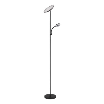 Globo - LED nastavljiva stoječa svetilka LED/20W/230V+ LED/5W 3000/4000/6500K črna