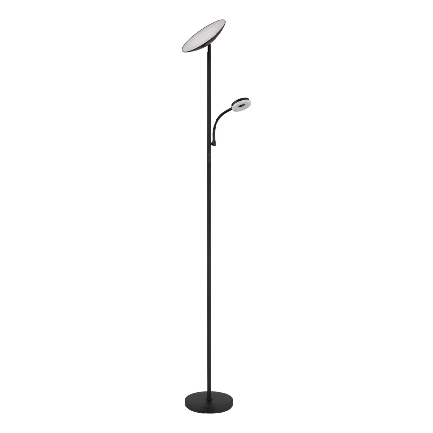 Globo - LED nastavljiva stoječa svetilka LED/20W/230V+ LED/5W 3000/4000/6500K črna