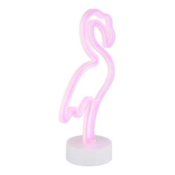 Globo - LED Neonska namizna dekoracija LED/2W/3xAA plamenec