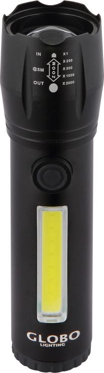 Globo - LED Polnilna baterijska svetilka LED/3W/5V + COB/3W 5500K 1200 mAh