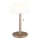 Globo - LED Polnilna namizna svetilka LED/1,5W/3,7V 3000/4200/6000K 1800mAh rjava