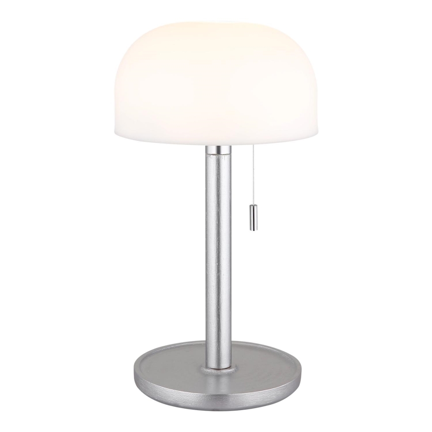 Globo - LED Polnilna namizna svetilka LED/1,5W/3,7V 3000/4200/6000K 1800mAh srebrna