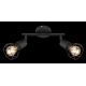 Globo - LED Reflektor 2xE14/5W/230V črna