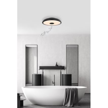 Globo - LED RGBW Zatemnitvena kopalniška svetilka z zvočnikom LED/18W/230V 3000-6500K IP44 + Daljinski upravljalnik