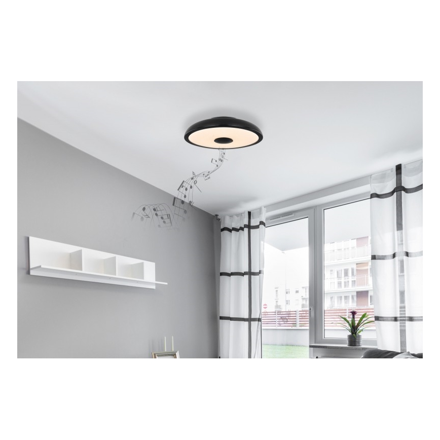 Globo - LED RGBW Zatemnitvena kopalniška svetilka z zvočnikom LED/18W/230V 3000-6500K IP44 + Daljinski upravljalnik