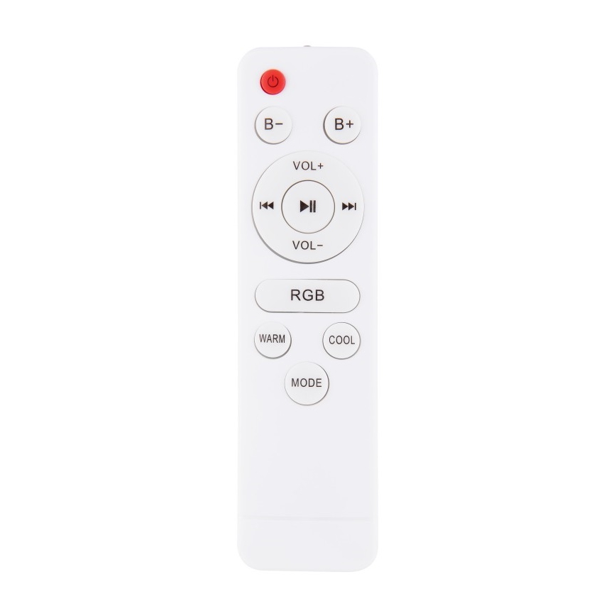 Globo - LED RGBW Zatemnitvena kopalniška svetilka z zvočnikom LED/18W/230V 3000-6500K IP44 + Daljinski upravljalnik
